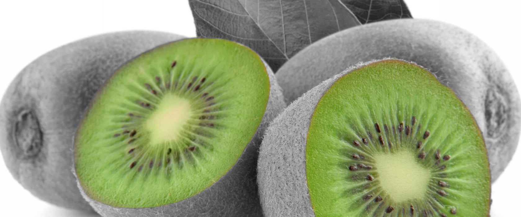 schöne Kiwis, Glasbild Panorama