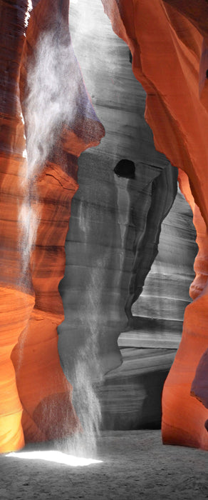 prächtiger Antelope Canyon, Glasbild Panorama