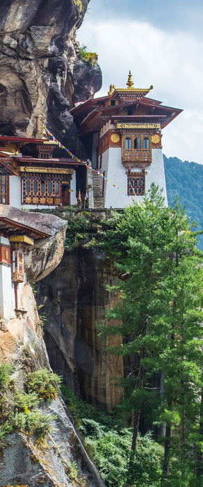 Buddha Tempel in China, Glasbild Panorama