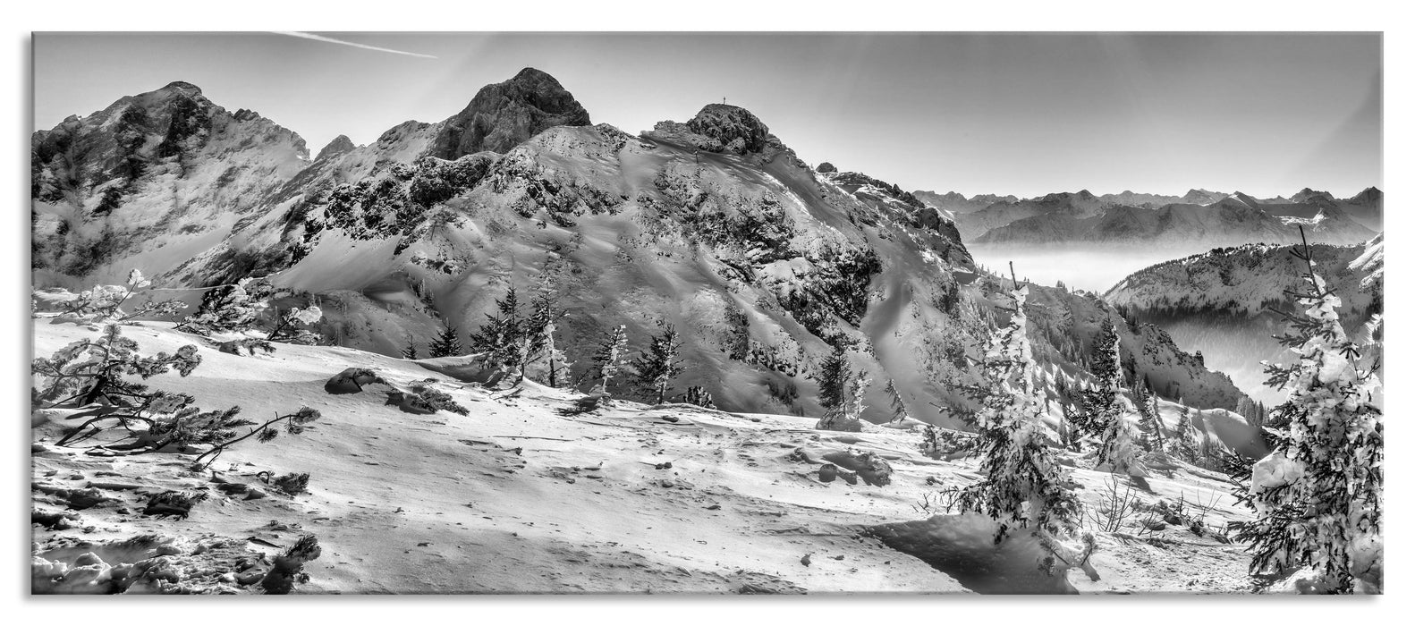 Pixxprint Tannheimer Tal, Glasbild Panorama