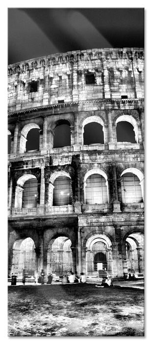 Pixxprint Colosseum in Rom Italien Italy, Glasbild Panorama