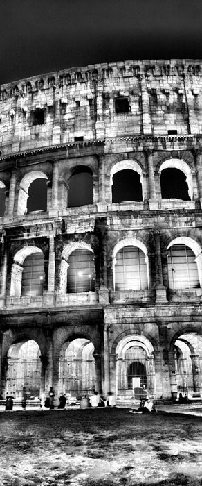 Colosseum in Rom Italien Italy, Glasbild Panorama