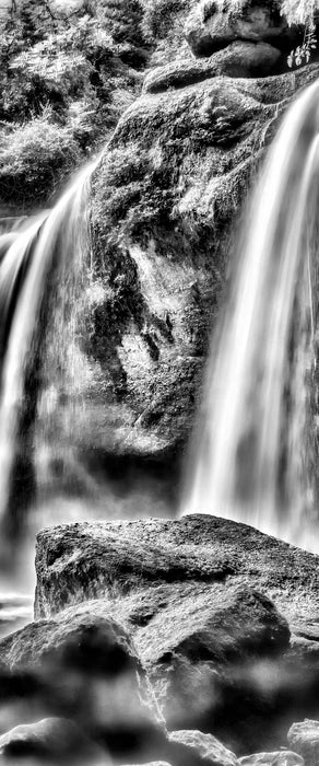 Wasserfall, Glasbild Panorama