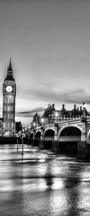 Westminster Bridge Big Ben, Glasbild Panorama