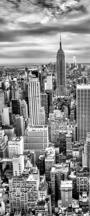 Skyline von New York, Glasbild Panorama