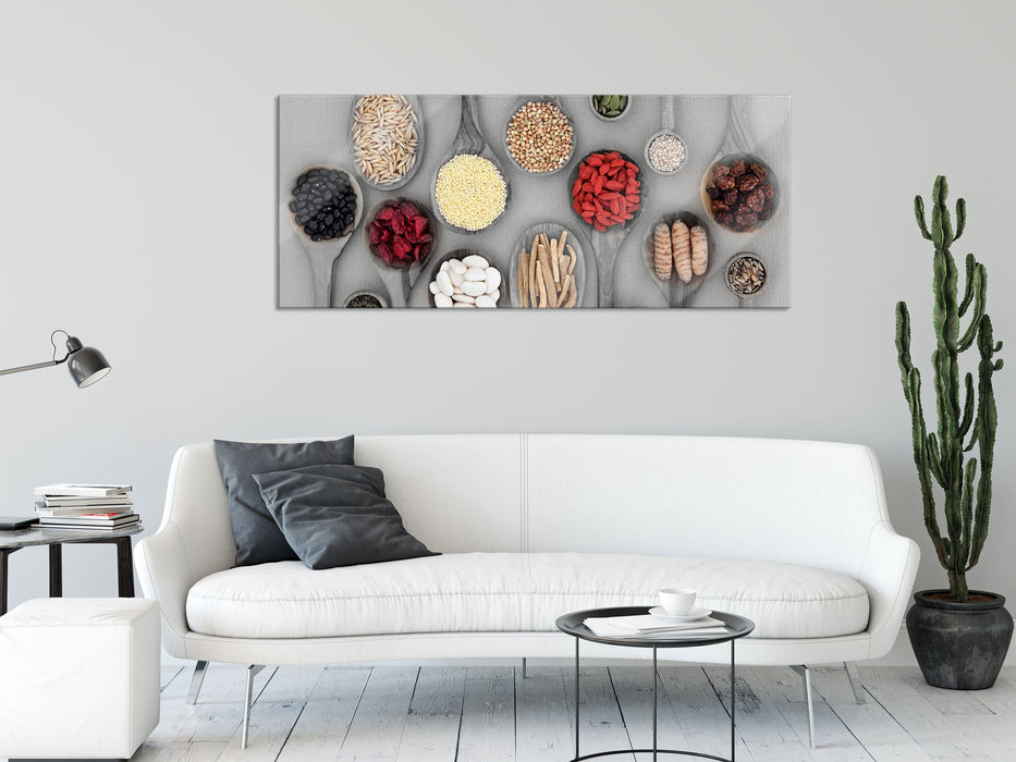 Super-Health , Glasbild Panorama