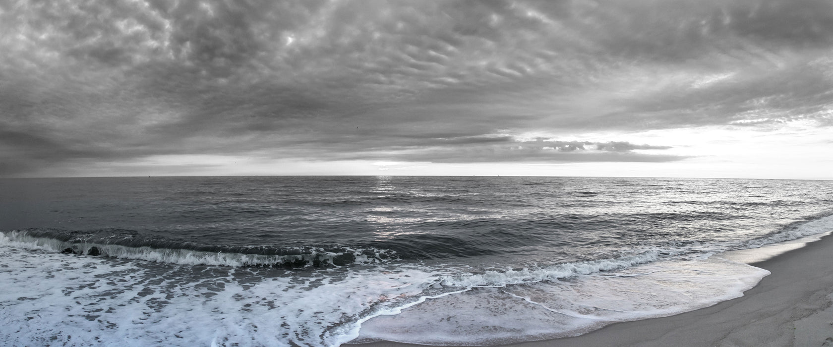 Strandufer, Glasbild Panorama