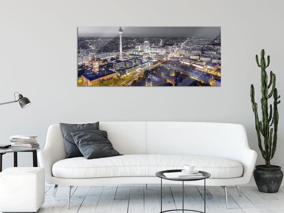 Berlin City Panorama, Glasbild Panorama