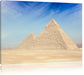 Beeindruckende Pyramiden von Gizeh Leinwandbild