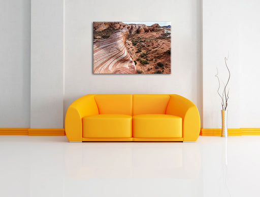 Atemberaubender Grand Canyon Leinwandbild über Sofa