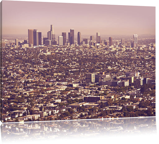 Skyline von Los Angeles Leinwandbild