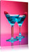 Cocktails mit Himbeeren Leinwandbild