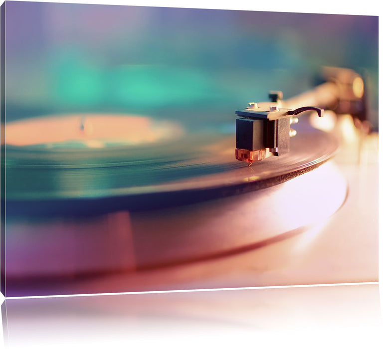 Pixxprint Schallplatte, Leinwandbild