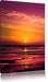 Sonnenaufgang über Meer Leinwandbild