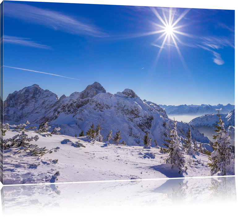 Pixxprint Tannheimer Tal, Leinwandbild