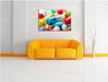 Pillen und Tabletten Leinwandbild über Sofa