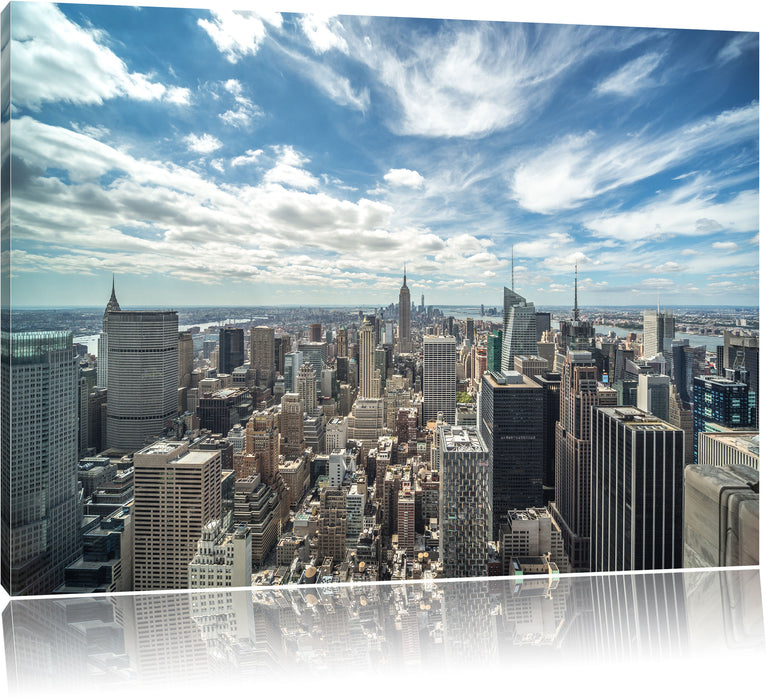 Pixxprint New York Skyline, Leinwandbild