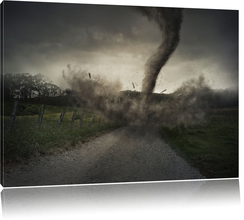 Pixxprint Tornado, Leinwandbild