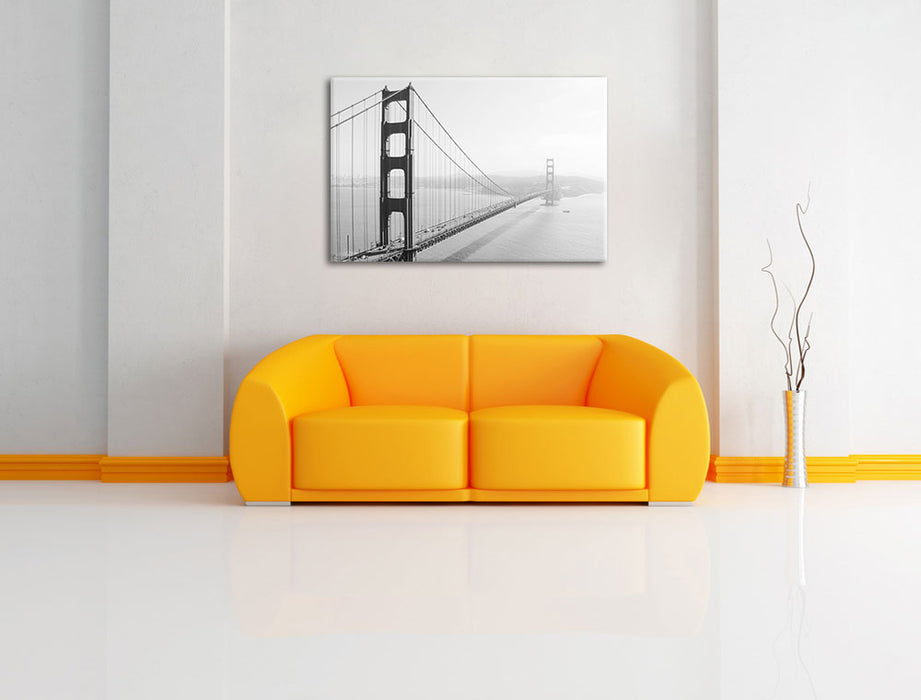 Golden Gate Bridge San Francisco Leinwandbild über Sofa