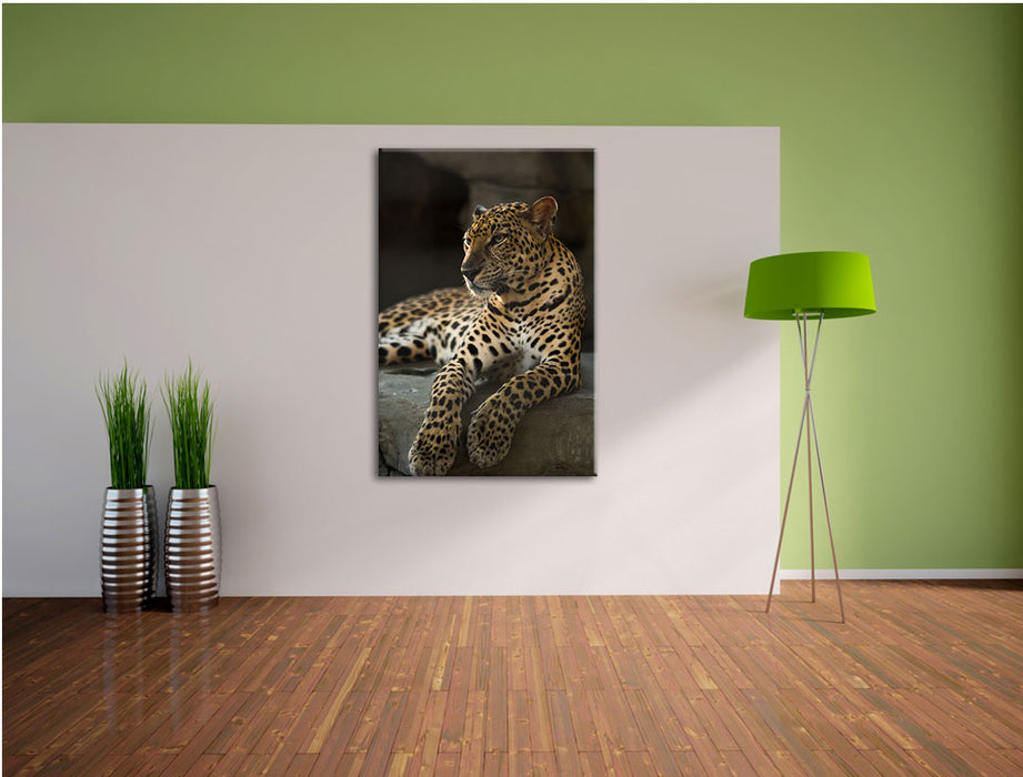 Majestäischer Leopard Leinwandbild im Flur