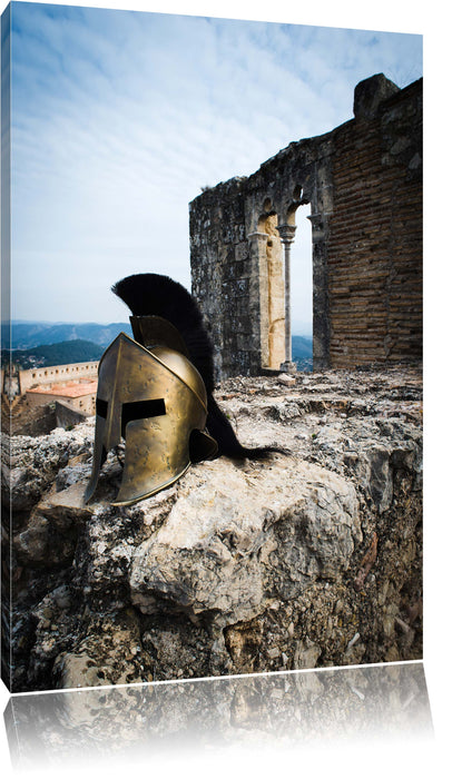 Pixxprint Gladiatorenhelm, Leinwandbild