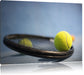 Tennischläger mit Bällen Leinwandbild