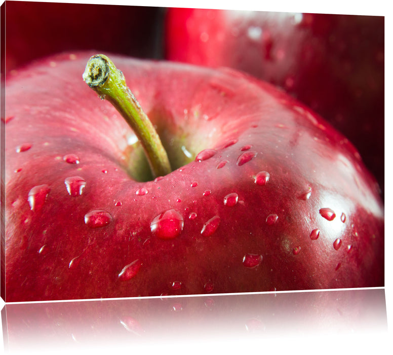 Pixxprint Apfel, Leinwandbild