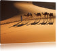 Kamelkarawane in der Wüste Leinwandbild