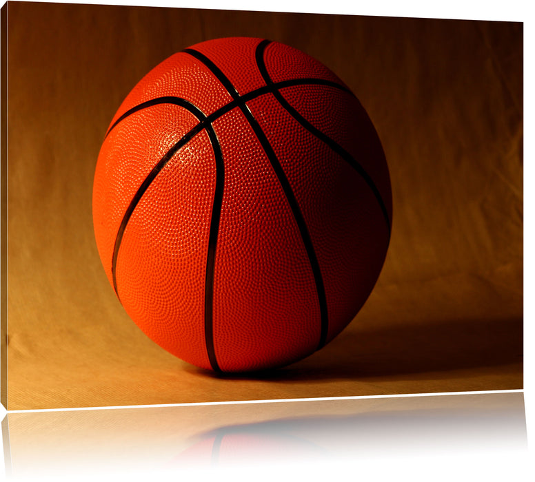 Basketball schwarzer Hintergrund Leinwandbild
