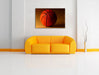 Basketball schwarzer Hintergrund Leinwandbild über Sofa