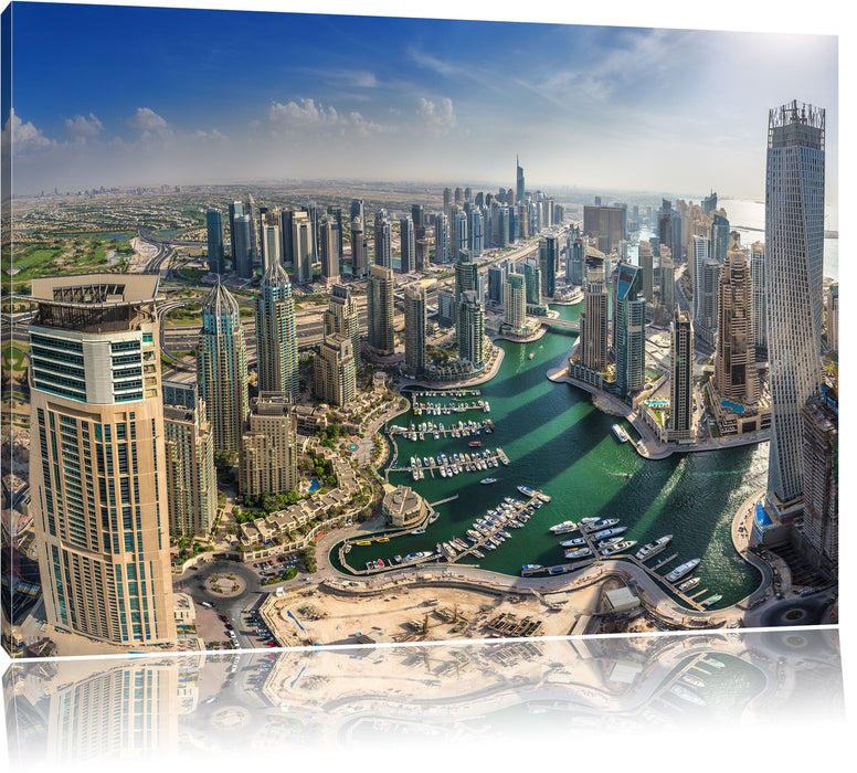 Pixxprint Dubai Hotel Burj al Arab, Leinwandbild