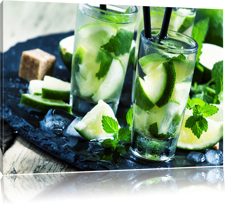 Pixxprint Caipirinha, Leinwandbild