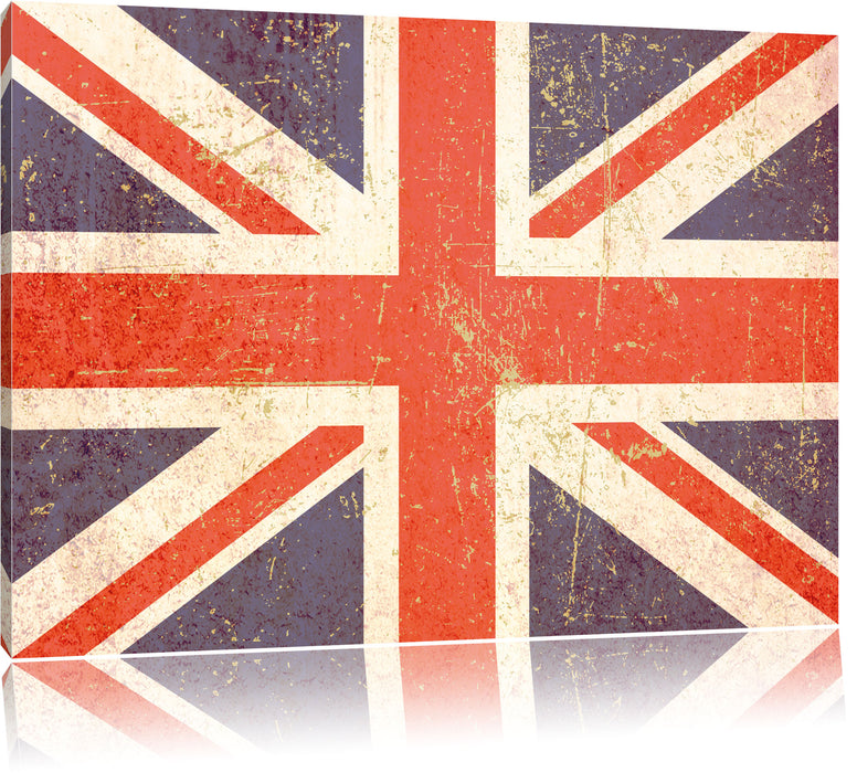 Pixxprint Union Jack, Leinwandbild