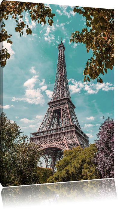 Pixxprint Eifelturm Paris, Leinwandbild