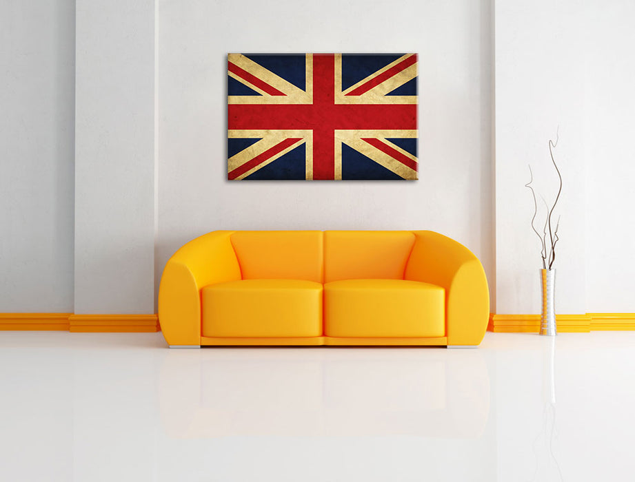 Großbritannien Flagge Leinwandbild über Sofa