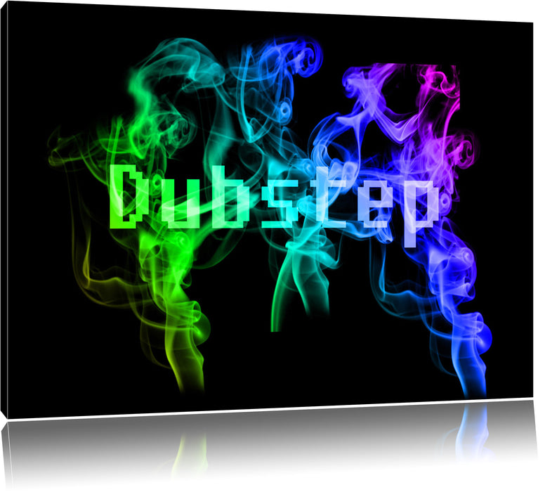 Pixxprint Electro music Dubstep Boxen, Leinwandbild