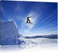 Snowboard Sprung Extremsport Leinwandbild