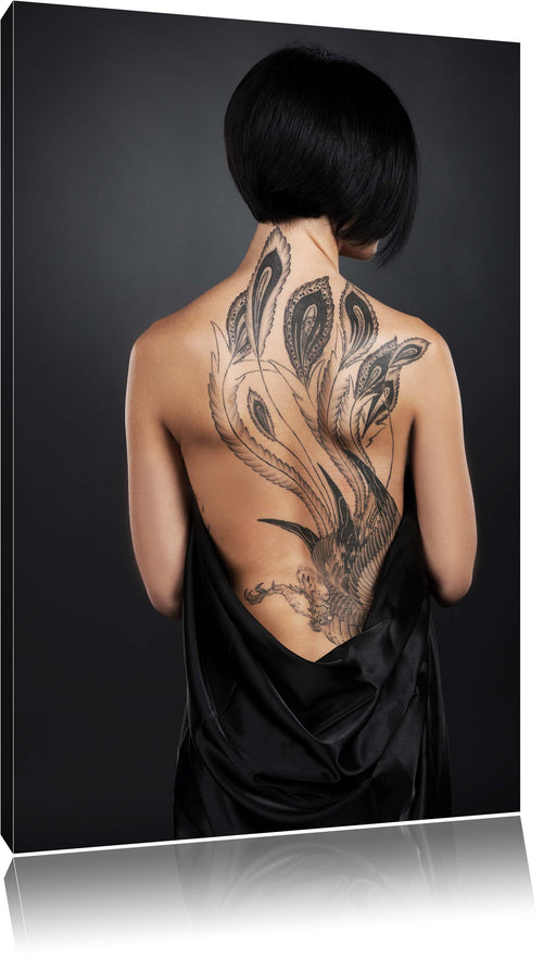 Sexy Dragon Tattoo Leinwandbild