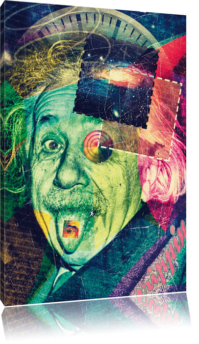 Pixxprint Einsteins secret, Leinwandbild