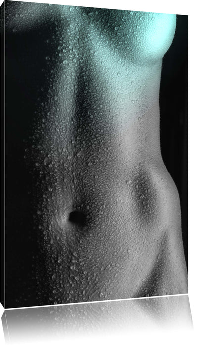 Pixxprint Erotischer Frauenkörper, Leinwandbild