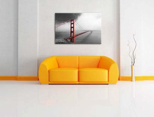 Golden Gate Bridge USA Leinwandbild über Sofa