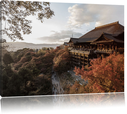 Kiyomizu-dera Tempel in Kyoto Leinwandbild