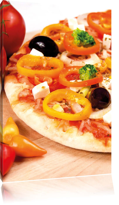 Pizza aus Italien Leinwandbild