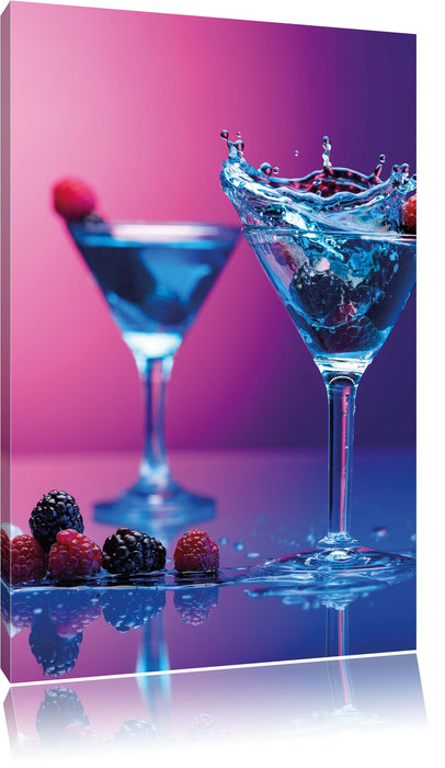 Pixxprint Coole Cocktails, Leinwandbild