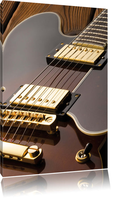 Pixxprint E-Gitarre, Leinwandbild