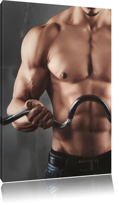 Pixxprint Bodybuilding, Leinwandbild
