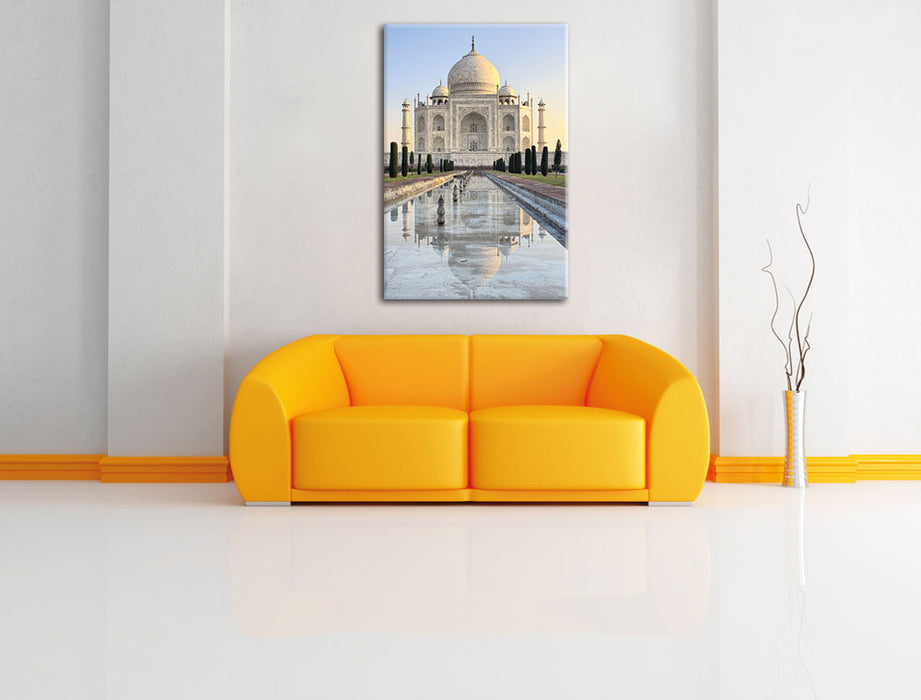 Taj Mahal Leinwandbild über Sofa
