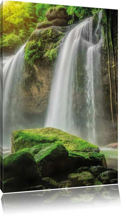 Pixxprint Wasserfall, Leinwandbild