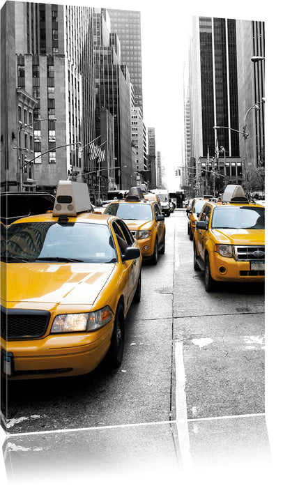 Pixxprint Cityverkehr New York, Leinwandbild