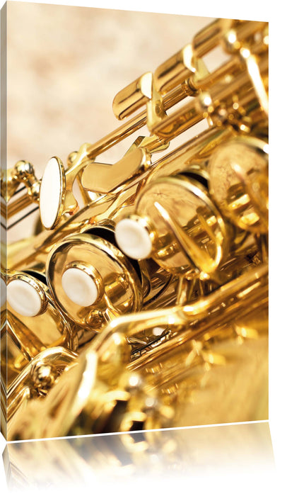 Pixxprint Saxophon, Leinwandbild